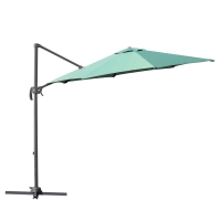 Outsunny Umbrella Parasol W/360° Rotation Φ294x248H cm-Green