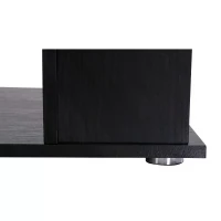 Homcom Bureau pour Ordinateur en Bois Noir 152 x 60 x 88 cm(m-10)