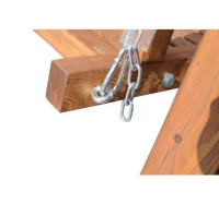 Homcom Balancoire de Jardin Deux Places Blanc 162 x 130 x 185 cm(m-12)