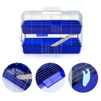 PawHut Small Animal Hutch, size (118 x79 x58cm)(m-1)