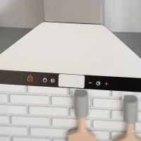 HOMCOM Cozinha Infantil de Madeira para Crianças de 3-6 Anos Cozinha de Madeira Infantil com Luz Sons Acessórios Utensílios Exaustor Lavatório e Microondas 60x29x84cm Cinza(m-9)