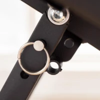 HOMCOM Banco de Pesos Dobrável Banco de Abdominais Ajustável com Encosto Inclinável em 6 Posições e Apoio para a Cabeça para Treinamento Completo do Corpo 145x55x41-114cm Preto(m-10)