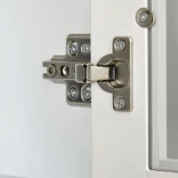 HOMCOM Vitrine para Sala de Estar Estante de Livros com 4 Portas e Prateleiras Superiores com Altura Ajustável Estilo Moderno Multiúso para Cozinha Escritório Dormitório 76x40x178,5 Branco(m-9)