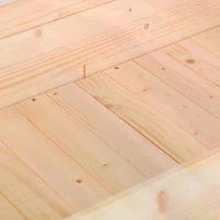 Outsunny Garden Wooden Planters， Non-Woven Fabric, Rectangular Raised Bed,Fir Wood，Indoor/Outdoor, 122.5Lx56.5Wx76H cm(m-11)