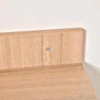 PawHut Árvore para Gatos de Parede com Múltiplas Plataformas Caverna Cama Superior Almofada Removível Postes Arranhadores de Sisal Torre para Escalar 38x30x149cm Bege e Carvalho(m-8)