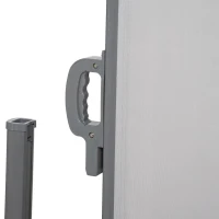 Outsunny zijluifel grijs 300cm x 9,3cm x 160cm(m-8)