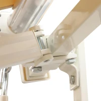 Outsunny Toldo Manual Retrátil com Manivela 295x245cm Toldo Enrolável Alumínio com Proteção Solar para Janela Portas Balcão Terraço Exterior Bege(m-12)