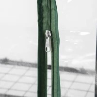 Outsunny Estufa de Jardim Vertical 69x49x193cm com 5 Prateleiras Estufa para Plantas e Cultivos com Cobertura Transparente e Verde de PVC e Aço Preto(m-5)