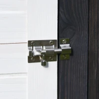 PawHut Galinheiro de Madeira Exterior Gaiola para Galinhas com Caixa Ninho Teto Asfáltico Bandeja Removível Janela e Rampa 170x81x110cm Cinza(m-8)