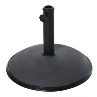 Outsunny Heavy Duty Cement Parasol Umbrella Base, 20kg Patio Stand, Garden Outdoor Shade Holder, Round(m-11)