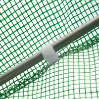 Outsunny Cobertura de Substituição Estufa de Túnel 347x300x200cm Polietileno com 6 Janelas de Malha Transpirável e Porta Enrolável Proteção de Plantas para Jardim Verde(m-8)