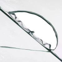 Outsunny Walk In PVC Greenhouse Garden Outdoor Flower Planter Steel Frame w/ Zipped Door & Window 180 x 105 x 150CM White(m-7)