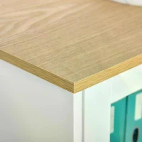 HOMCOM 8 Bottles Wine Cabinet with Tabletop, Storage Cabinet Sideboard with Wine Holder, 2 Glass Door Display Cupboard, Soft Close, Adjustable Shelf, White(m-10)