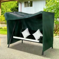 Outsunny 600D Oxford Patio Swing Chair Cover Outdoor Garden Furniture Rain Protection Protector Waterproof Anti-UV Green 205L x 124W x 164H cm(m-10)