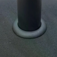 Outsunny 25kgs Round Parasol Base Concrete Umbrella Weight Stand Patio Outdoor Black Dia 49cm(m-7)
