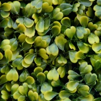 Outsunny 12PCS Artificial Boxwood Wall Panels 50cm x 50cm Grass Privacy Fence Screen Faux Hedge Greenery Backdrop Encrypted Milan Grass for Home Garden Backyard Balcony(m-9)