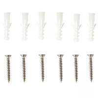 HOMCOM Set of 3 Wooden U-Shaped Floating Shelves Set Wall Mounted Hanging Bookshelf CD DVD Storage Display for Bedroom Living Room Kitchen, White(m-8)