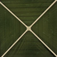 Outsunny 2.7m x 2.7m Garden Gazebo Marquee Party Tent Wedding Canopy Outdoor(Green)(m-7)