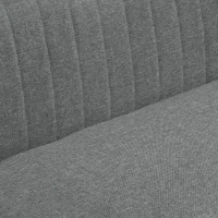 Homcom Divanetto 2 Posti Stile Nordico Grigio Chiaro in Tessuto(m-6)