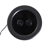 HOMCOM Proiettore per Natale per Interno Esterno Giardino Impermeabile Decorazione Feste Party in ABS Nero(m-7)