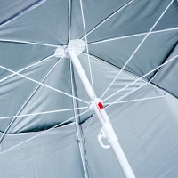 Outsunny Ombrellone da Spiaggia con Borsa da Viaggio Impermeabile e con Protezione UV, Verde(m-9)