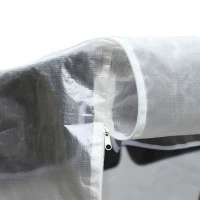 Outsunny Copertura per Mobili da Giardino Impermeabile Anti UV con Fissaggio e Cerniera Poliestere 135x113cm(m-4)