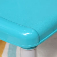 HOMCOM Set Tavolo Contenitore con 2 Sedie e 4 Scatole Portagiochi per Bambini(m-10)