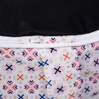 Ousunny Pouf Gonfiabile per Esterni e Interni Cuscino Poggiapiedi Sfoderabile Accessori Inclusa Φ53 x 25 cm(m-8)