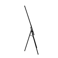 HOMCOM Lavagna Magentica Bianca con Cavalletto a Treppiede Altezza Regolabile Cornice in Alluminio 60×90x1.8cm(m-5)