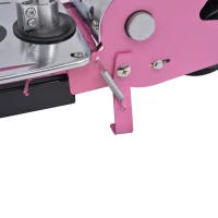 Homcom - Monopattino Elettrico 13Km/h Elettroscooter 120W 81.5 x 37 x 90cm Rosa(m-7)