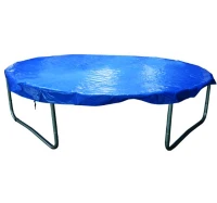 Outsunny Telo impermeabile di copertura per trampolino, blu Ø457cm(m-1)