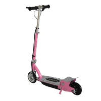 Homcom - Monopattino Elettrico 13Km/h Elettroscooter 120W 81.5 x 37 x 90cm Rosa(m-4)