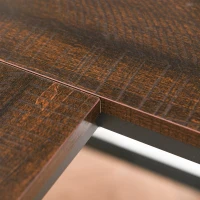 HOMCOM Scrivania Angolare con Libreria e Mensola per PC in Stile Industriale, Legno e Metallo 170x120x140cm, Noce e Nero(m-7)