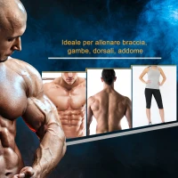 HOMCOM Stazione Fitness Pull Down per Palestra in Casa con Panca e Cavo Regolabile, in Acciaio Nero(m-6)