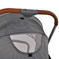 HOMCOM Carrozzina Passeggino in Alluminio 2 in 1 Pieghevole, Angolo Regolabile 100°-180°, con Cintura Sicurezza 5 Punti(m-10)