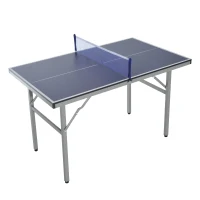 HOMCOM Tavolo da Ping Pong Professionale con 2 Racchette, 3 Palline in Legno MDF 125 x 75 x 75cm(m-1)