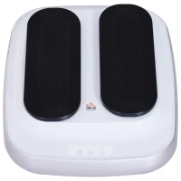 HOMCOM Pedana Vibrante Elettrica 5 Velocità Regolabile con Telecomando per Gambe da Casa in Acciaio e ABS 46 x 40.5 x 13.5 cm Nero(m-6)