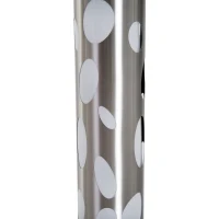 Outsunny Lampada da Terra Giardino Esterno LED a Energia Solare Design Moderno Acciaio Φ19.7 × 63cm(m-10)