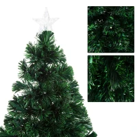 HOMCOM Albero di Natale Artificiale 230 Rami in PVC con Luci LED Φ82 x 180cm Verde(m-7)
