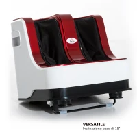 HOMCOM Massaggiatore Piedi Elettrico Massaggio Shiatsu a Rullo con 3 Programmi(m-9)