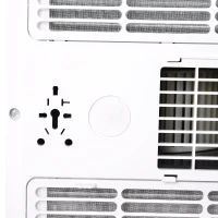 HOMCOM Condizionatore Ventilatore e Climatizzatore Portatile Bianco, Telecomando e Timer, 860W, 2 Livelli Ventilazione(m-7)