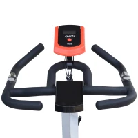 HOMCOM Cyclette Fitness Allenamento Aerobico Professionale con Volano Seduta e Manubrio Regolabili Acciaio 118 × 48 × 113cm(m-6)