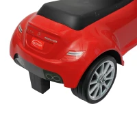 Outsunny - Auto giocattolo per bambini bimbi macchina veicolo giocattolo a spinta Mercedes-Benz SLK AMG bianco / rosso (Rosso)(m-8)