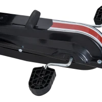 Homcom Go-Kart a Pedali per Bambini, Nero e Bianco(m-9)