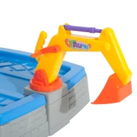 HOMCOM Set Giochi Giocattolo da Spiaggia 11 pezzi Escavatore per Bambini, 49 x 49 x 14cm(m-9)