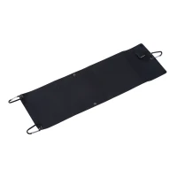 Outsunny - Caricabatteria Solare 10W Pieghevole con 3 Pannelli ad Alta efficienza 58 x 18.5cm Nero(m-5)