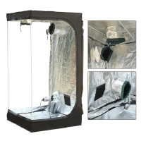 Outsunny GrowBox GrowRoom Tenda per Coltivazione Piante in Oxford 120×120×200cm(m-8)