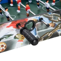 HOMCOM Mini Calcio Balilla per Bambini in Legno MDF 69x37x24cm(m-11)