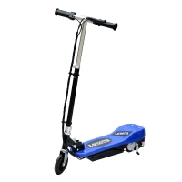 HOMCOM Monopattino EScooter Pieghevole per Bambini Velocità Max 12KM/H, 81.5 x 37 x 96cm, Blu(m-1)
