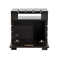 HOMCOM Tavolino d'Appoggio da Salotto Moderno Comodino Shabby in Legno MDF 43 x 34.5 x 47cm(m-7)